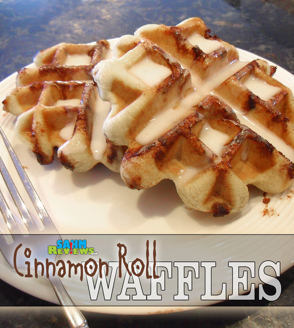 Cinnamon Roll Waffles - SahmReviews.com
