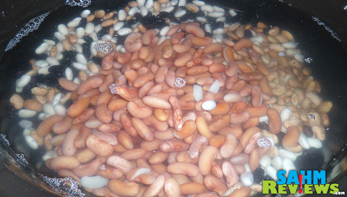Meatless Chili - Beans in Pot