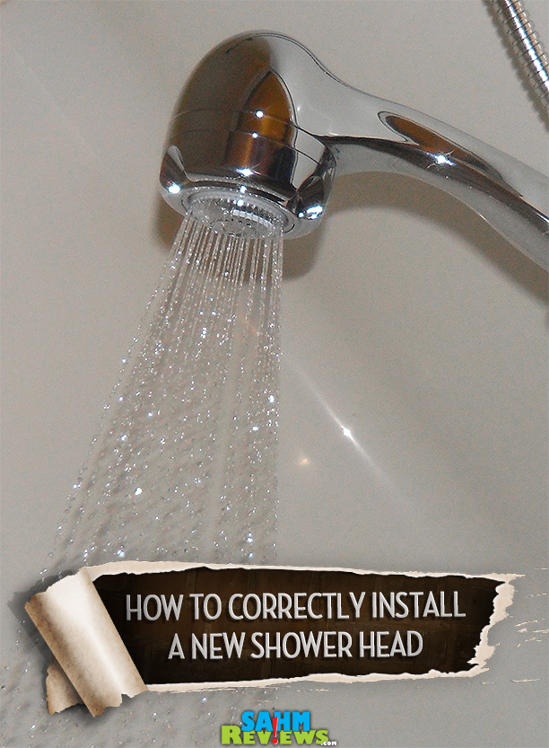 Replacing a shower head isn't a difficult task, as long as you're using the right tools. -  SahmReviews.com