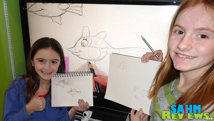 Learning to Draw with Mark - Fish Results - SahmReviews.com