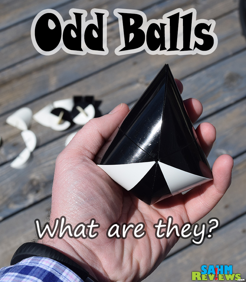 A puzzler we found at a local thrift store.  What is it?  They're Odd Balls! - SahmReviews.com