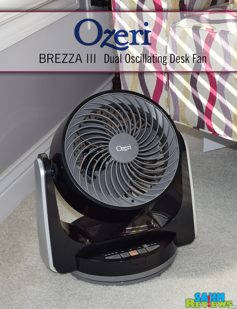 Beat the heat with this multi-directional oscillating fan from Ozeri. It even has a remote control! - SahmReviews.com