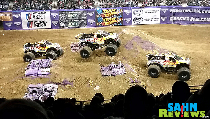 Monster Jam includes a variety of action-packed entertainment including ATVs, stunt cycles and monster trucks.