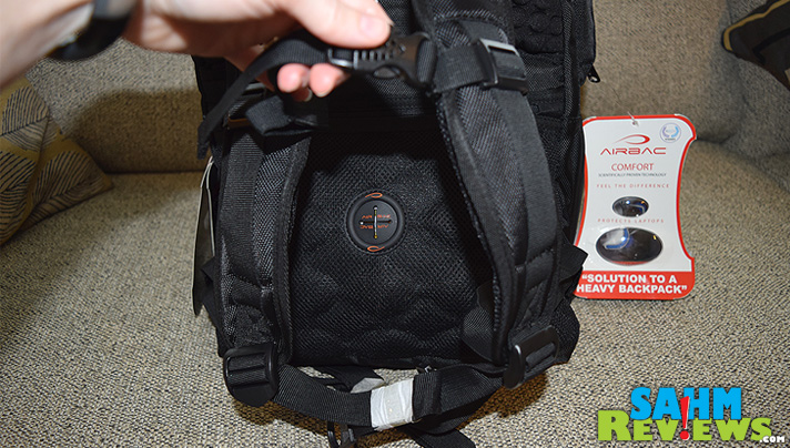 A built-in air pocket helps the Airbac backpack rest comfortably. - SahmReviews.com