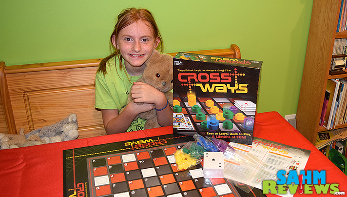 Upon request we tried out Crossways by USAopoly and were surprised by the strategy needed in this simple to learn game. See it for yourself at SahmReviews.com