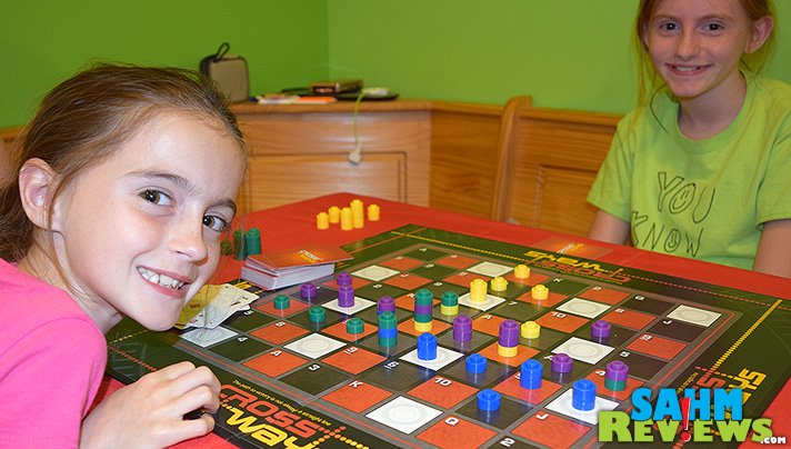 Upon request we tried out Crossways by USAopoly and were surprised by the strategy needed in this simple to learn game. See it for yourself at SahmReviews.com