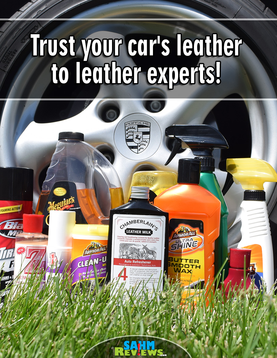 Chamberlain's Leather Milk is our latest must-have product for car detailing, softening and extending the life of our leather seats. - SahmReviews.com