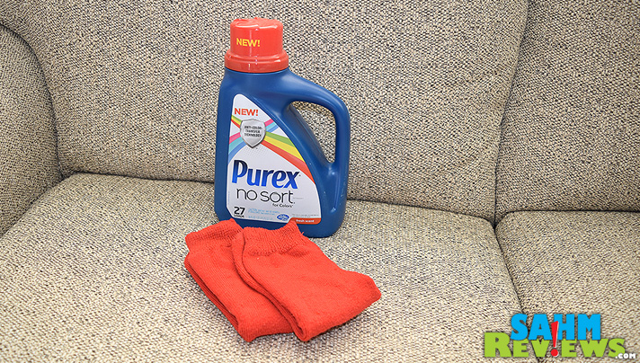 Stop sorting laundry by using Purex No Sort to prevent color bleeding accidents! See how SahmReviews.com feels about this!