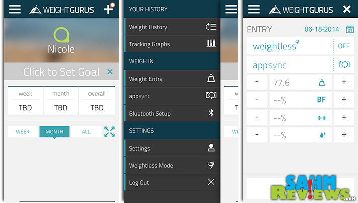 Monitoring your weight is as easy as step, check and sync with the Weight Gurus Body Scale with app! - SahmReviews.com