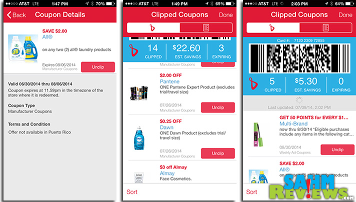 Click to clip! With the Walgreens app, it's THAT easy to cut coupons! - SahmReviews.com #WalgreensPaperless
