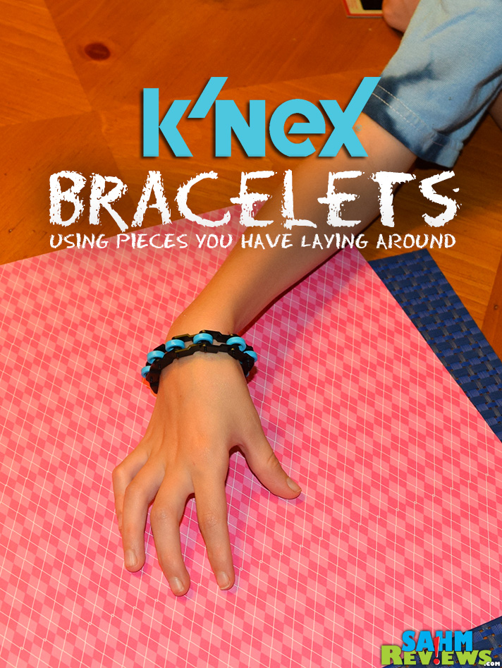 Create a K'NEX Bracelet using pieces you have laying around! - SahmReviews.com #DIY #Accessories