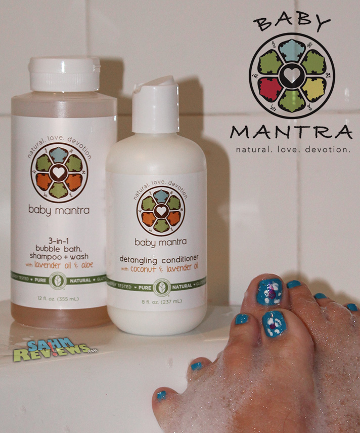 Treat your baby to a nice massage then treat yourself to a bubble bath. - SahmReviews.com #BabyMantra