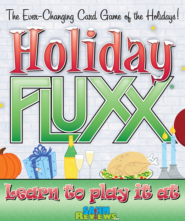 Holiday Fluxx is the latest incarnation of the popular Fluxx line of games. Out this month, SahmReviews takes a look at a copy before it hits the shelves! - SahmReviews.com