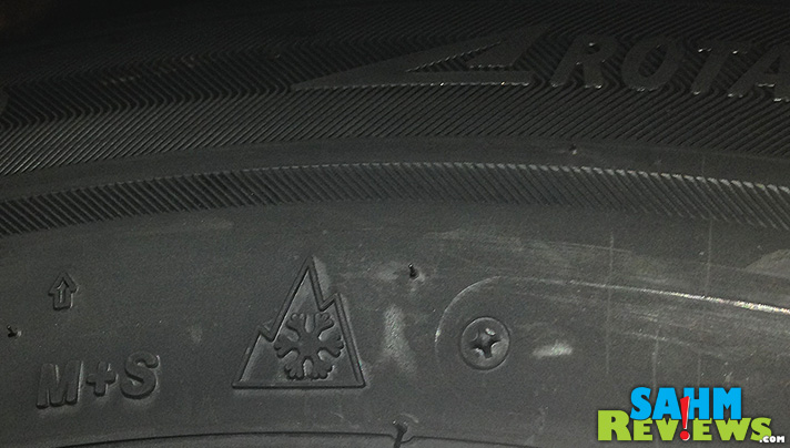Wonder if your tires are designed for winter? Check the sidewall. - SahmReviews.com #TRWinterDrive
