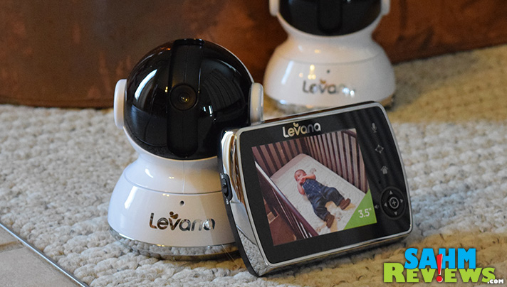 The Levana Keera video monitor comes with two cameras but is expandable to FOUR! - SahmReviews.com
