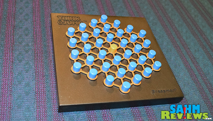 This week's Thrift Treasure is a solitaire puzzle from the 80's! It puts those restaurant versions to shame. Take a look at Think & Jump! - SahmReviews.com