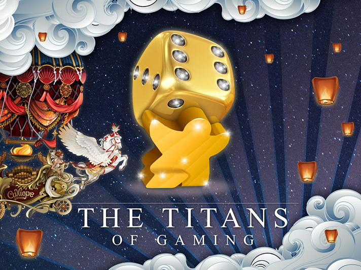 Be a part of board game history by participating in Calliope Games' latest endeavor - The Titan Series! 9+ games from 9+ designers that you help design! - SahmReviews.com