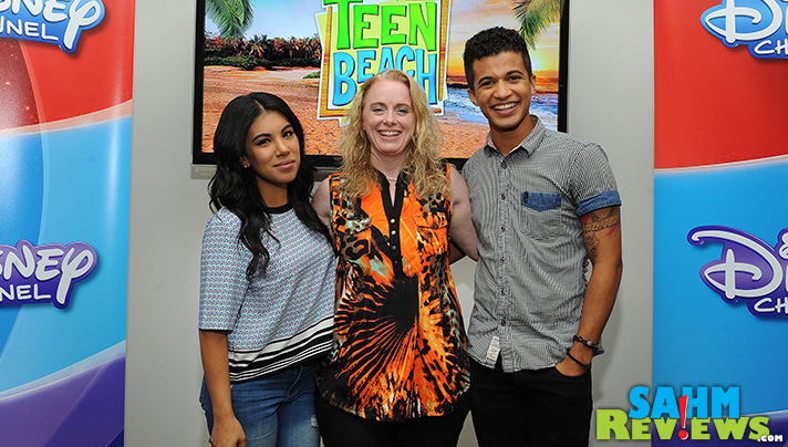 Exclusive Interview with Jordan Fisher & Chrissie Fit from Teen Beach 2 Movie - SahmReviews.com #InsideOutEvent #TeenBeach2Event