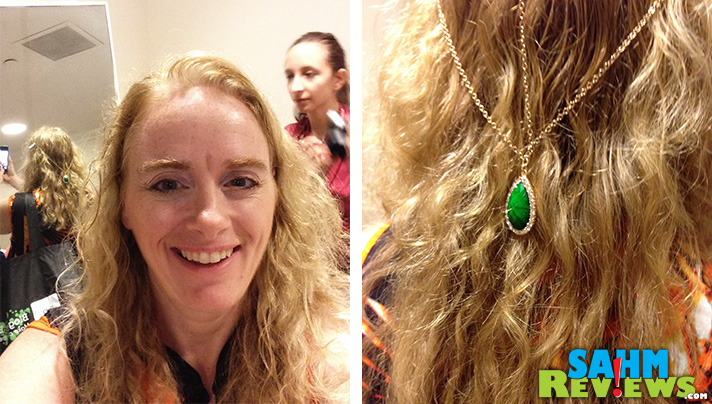 This head piece from Amrita Singh stopped me in my tracks at Blogger Bash. - SahmReviews.com #BBNYC