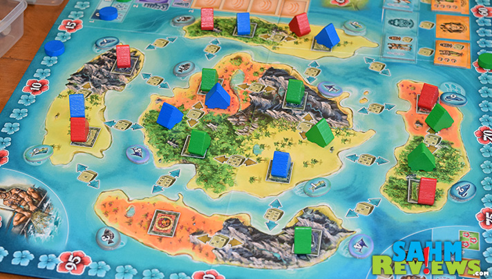 Almost as good as visiting the real thing! We take a look at Bora Bora by Ravensburger and finds out why Stephan Feld is still our favorite designer. - SahmReviews.com