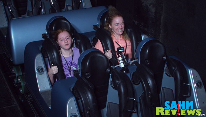 Hold cow that's a fast and fun ride! Our reaction to Disney Rock 'n' Roller Coaster at Hollywood Studios. - SahmReviews.com #DisneySMMC #DisneySide