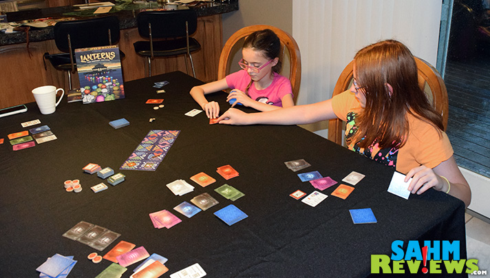 We broke out Lanterns: The Harvest Festival to fit our 4th of July board game theme this year. See why Foxtrot Games' title will hit our table again! - SahmReviews.com