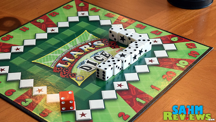 Teaching your kids how to lie and bluff? That's a good thing? We thought so when we taught them Liar's Dice - our latest Thrift Treasure find! - SahmReviews.com