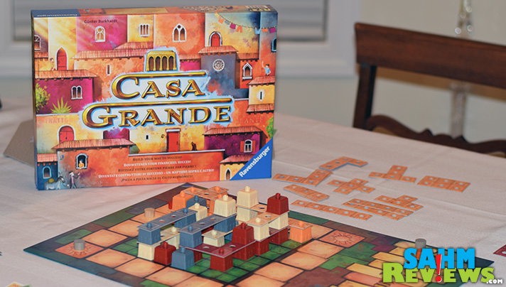 Put those plastic brick building skills to competitive use in Casa Grande by Ravensburger. See the game in action and learn why it might be right for you! - SahmReviews.com
