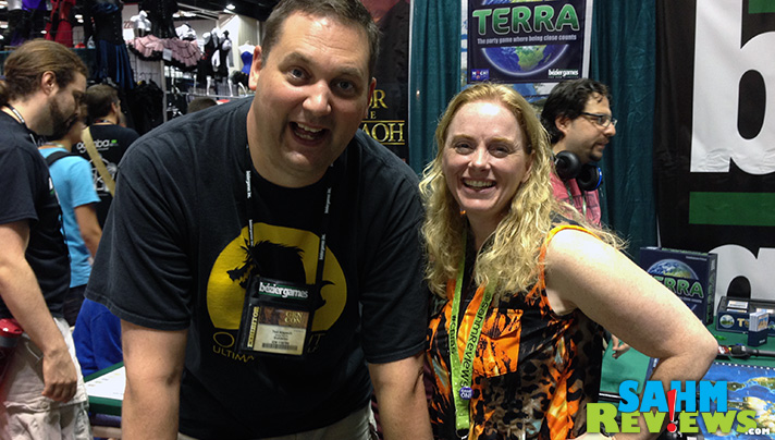 One of my favorite meetings at Gen Con was with game designer Ted Aslpach. - SahmReviews.com #GenCon
