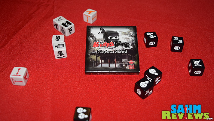 It's time to upgrade our dice game! Ninja Dice from Greenbrier Games takes the push-your-luck mechanic to a new level! And there are ninjas! - SahmReviews.com
