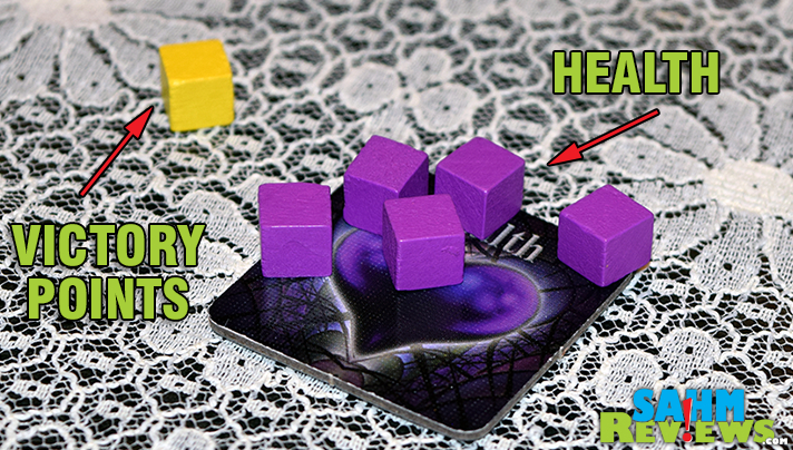 If you like Hearts and Poker, you will love playing Nevermore by Smirk & Dagger Games. It takes the best of both and combines them into one 45 minute game! - SahmReviews.com