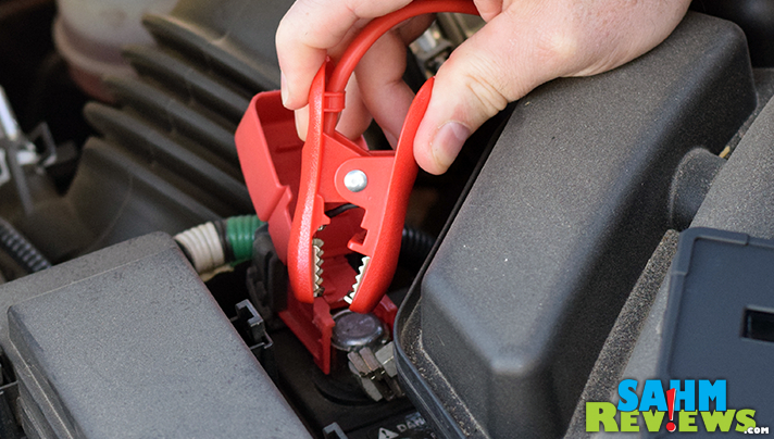 The Multi-Function Jump Starter from 1Byone eliminates the need to for another vehicle to help with the jump start. - SahmReviews.com