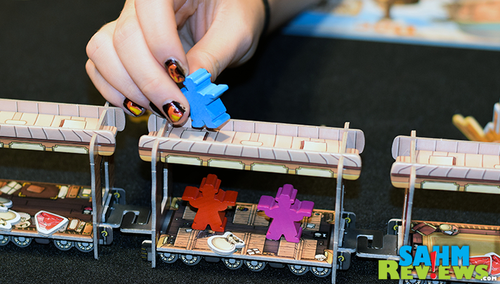 If you build it, they will play! In Colt Express by Asmodee you not only get to build your train, you then get to ride and rob it! - SahmReviews.com