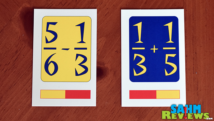 A variation on the game of War, Fraction Action by Game Geste, Inc. introduces fraction mathematics to this traditional title. Can you solve them? - SahmReviews.com