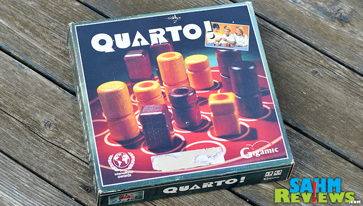 Another wooden game for our collection! Quarto! by Gigamic just about completes our collection, and is just as fun as the others! - SahmReviews.com