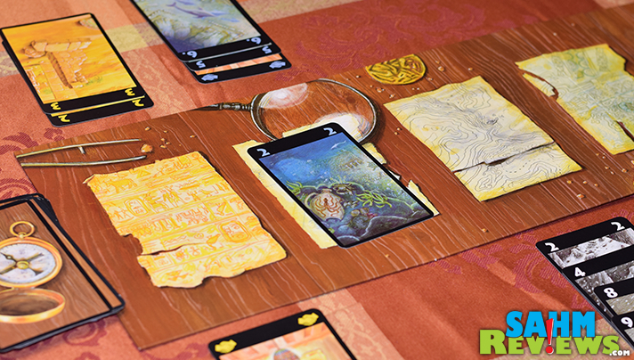 We may not play our Thrift Treasures right away, but we always end up getting them to the table. Lost Cities was one we wish we hadn't waited so long! - SahmReviews.com
