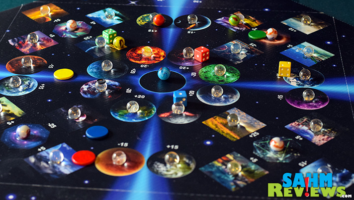 Universe by Diletostra is another example of a self-published game delivered in a pizza box. Is this one all it is sliced up to be? - SahmReviews.com