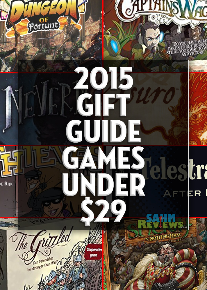You can complete all your shopping this year just by perusing our various gift guides! These quality games are each available for under $29! - SahmReviews.com