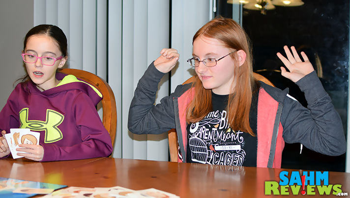 More than a regular matching game, Face Chase by R&R Games has you matching just a part of the target cards. Read more to see how to save face! - SahmReviews.com