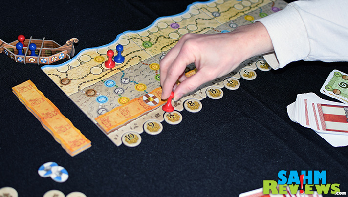 Who doesn't love a game that also teaches you a little bit of obscure history? Hengist by Mayfair Games features the famous mercenary that betrayed Britain. - SahmReviews.com