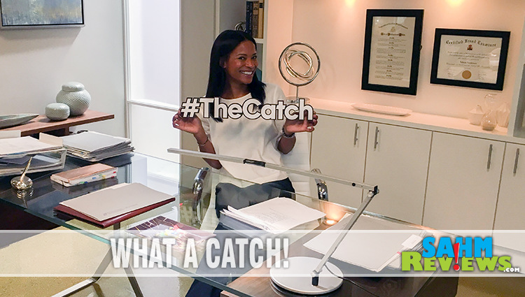 Rose Rolins at her desk on set of #TheCatch. - SahmReviews.com #TGIT #ABCTVEvent