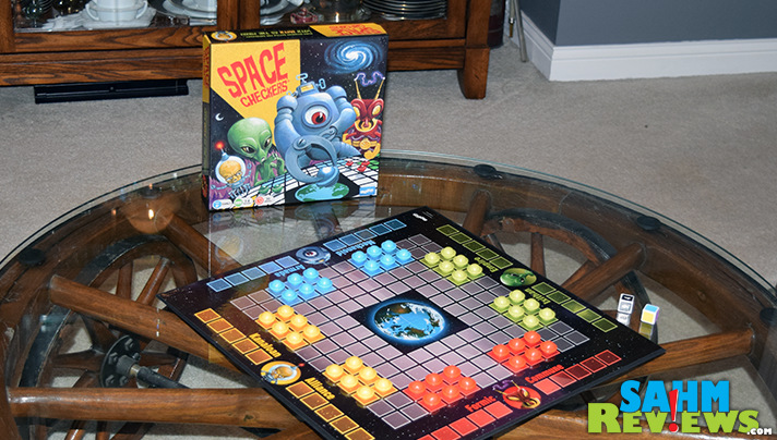 Not every thrift store find is a gem. Space Checkers by Wiggles 3D turns out to be only a close encounter instead of one that's a must-have. - SahmReviews.com