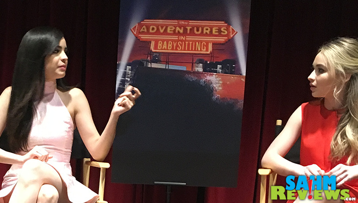 Exclusive interview with Disney Channels' Adventures in Babysitting, Sofia Carson and Sabrina Carpenter. - SahmReviews.com #AdventuresInBabysitting #CaptainAmericaEvent