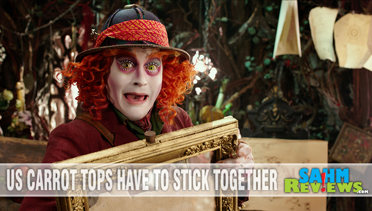 Johnny Depp stars as Hatter in Alice Through the Looking Glass. - SahmReviews.com