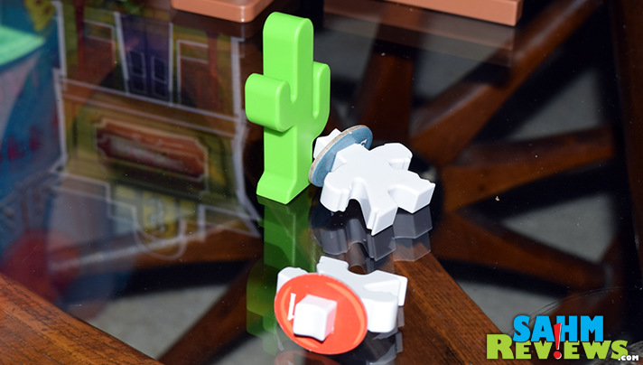 It's bandits vs. lawmen in Flick 'em Up! by Z-Man Games. This award-nominated game was nothing like any others in our collection! - SahmReviews.com