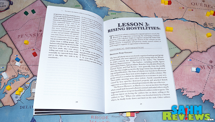 Kudos to Academy Games for creating a teacher's guide for their history-themed games. These lessons for 1775 - Rebellion should be in every classroom! - SahmReviews.com