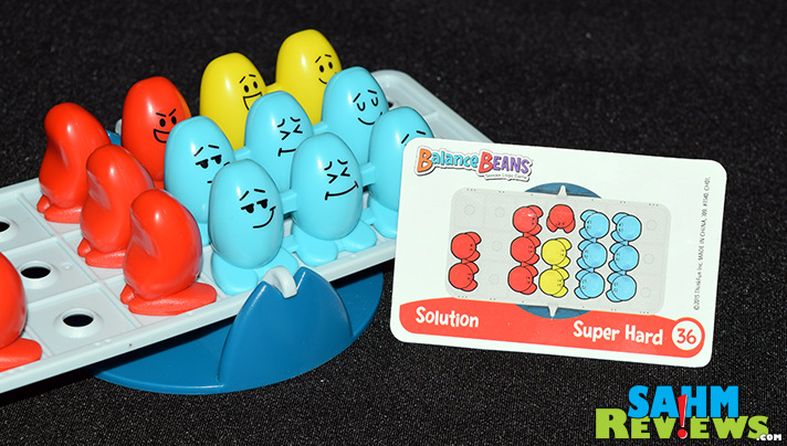 Although designed for younger kids, Balance Beans by ThinkFun still provides some pre-algebra preparation disguised as a game! - SahmReviews.com