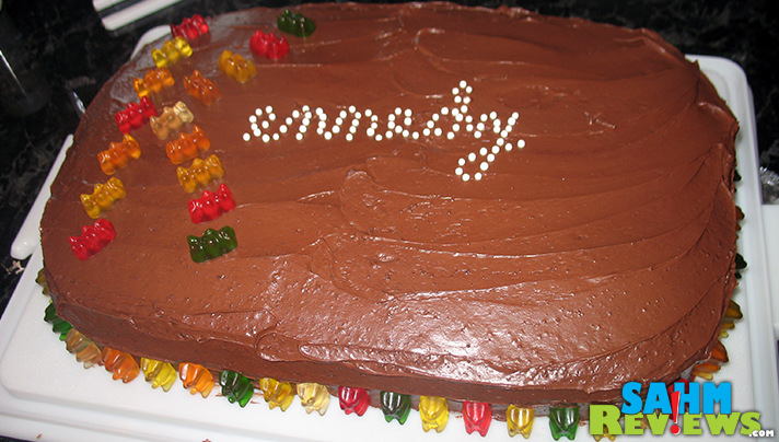 A perfect birthday means creating special memories like a gummy bear birthday cake. - SahmReviews.com
