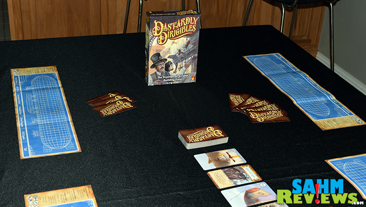 In Fireside Games' card game, Dastardly Dirigibles, you can build your own airship, hopefully much better than the Hindenburg! - SahmReviews.com