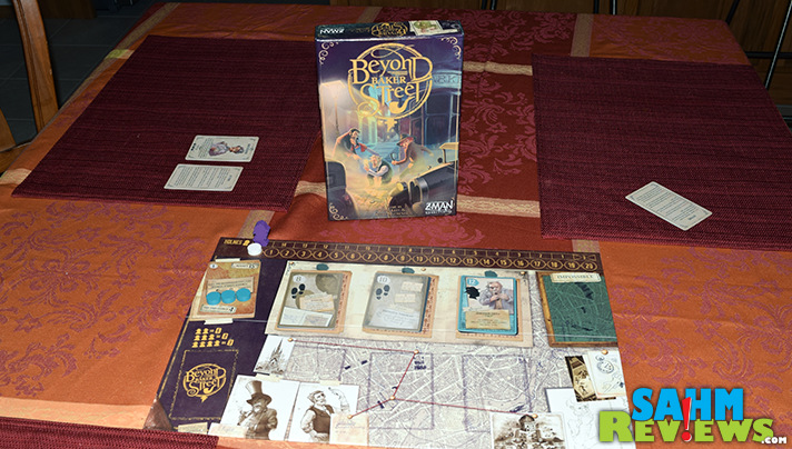There's a new cooperative game in our game bag! Beyond Baker Street by Z-Man Games proves we can beat Sherlock Holmes at his own game! - SahmReviews.com